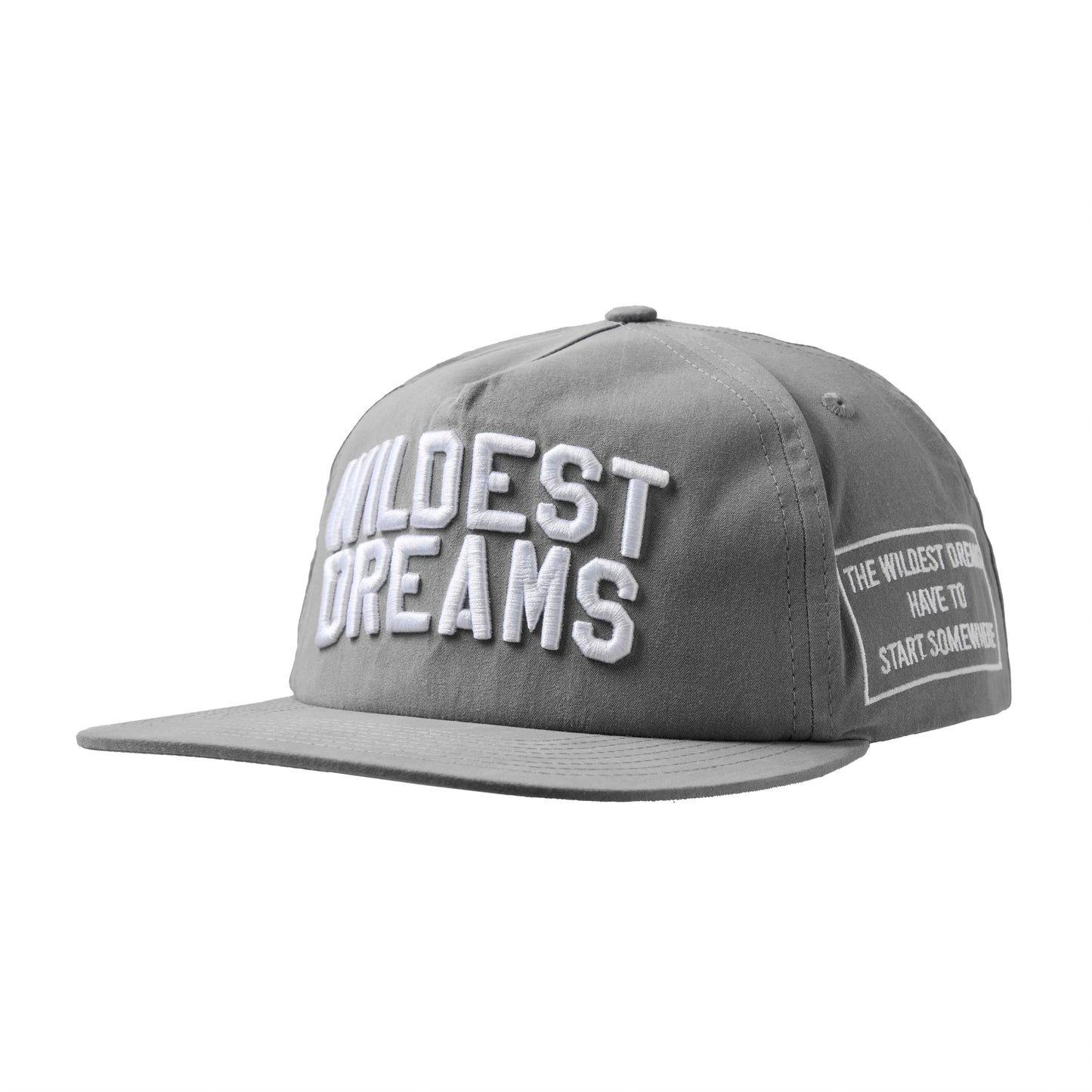 Wildest Dreams Varsity Cap - Grey/White